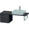 Duravit Konsolenunterschrank L-CUBE 400x420x477mm eiche dunkel gebürstet
