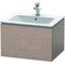 Duravit Waschtischunterbau L-CUBE 620x481x400mm eiche kaschmir