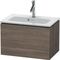 Duravit WTU Compact L-CUBE 400x620x391mm schwarz hochglanz