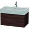 Duravit Waschtischunterbau L-CUBE 394x784x459mm kastanie dunkel