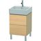 Duravit Waschtischunterbau L-CUBE 582x484x459mm mediterrane eiche
