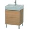 Duravit Waschtischunterbau L-CUBE 582x584x459mm europäische eiche
