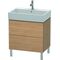 Duravit Waschtischunterbau L-CUBE 582x684x459mm europäische eiche