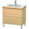 Duravit Waschtischunterbau L-CUBE m WT Vero Air 698x800x480mm 1 HL medi Ei
