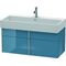 Duravit Waschtischunterbau VERO AIR 440x984x431mm stone blue hochglanz