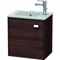 Duravit Waschtischunterbau BRIOSO 442x420x289mm Gri chr Ans li Kast. dkl