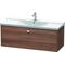 Duravit Waschtischunterbau BRIOSO Gri chrom 450x1220x479mm nussbaum natur