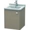 Duravit Waschtischunterbau BRIOSO 563x460x445mm Gri chr Ans links leinen