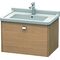 Duravit Waschtischunterbau BRIOSO Gri chr 452x670x469mm europäische eiche