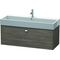 Duravit Waschtischunterbau BRIOSO Griff chrom 442x1184x459mm pine terra