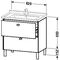 Duravit WT-Unterbau BRIOSO COMPACT Gri Frontfarbe 693x820x469mm lichtbl ma