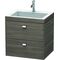 Duravit Waschtischunterbau BRIOSO 613x600x480mm m WT Vero Air Gri chr 1 HL