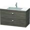 Duravit Waschtischunterbau BRIOSO 613x1000x480mm m WT Vero Air Gri chr 1 H