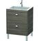 Duravit Waschtischunterbau BRIOSO 701x600x480mm m WT Vero Air Gri chr 1 HL