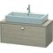 Duravit Konsolenunterschrank BRIOSO Griff chrom 442x1020x480mm pine silver