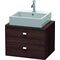 Duravit Konsolenunterschrank BRIOSO Griffe chr 442x620x480mm kastanie dunkel
