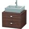 Duravit Konsolenunterschrank BRIOSO Griffe chr 442x620x550mm nussbaum dunkel