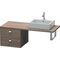 Duravit Konsolenunterschrank BRIOSO Griffe chr 442x420x550mm betongrau matt