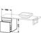 Duravit Konsolenunterschrank DURASTYLE 512x400x548mm lichtblau matt/basalt matt