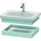 Duravit Ablageboard DURASTYLE 448x580x84mm lichtblau matt