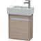 Duravit Waschtischunterbau KETHO 225x450x550mm Ans rechts lichtblau matt
