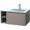 Duravit Waschtischunterbau L-CUBE 400x820x481mm Be rechts eiche kaschmir