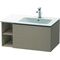 Duravit Waschtischunterbau L-CUBE 400x820x481mm, Becken rechts leinen