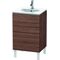 Duravit Waschtischunterbau L-CUBE 419x520x704mm nussbaum dunkel
