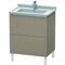 Duravit Waschtischunterbau L-CUBE 469x670x712mm leinen