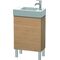 Duravit Waschtischunterbau L-CUBE 582x480x240mm Ans re europäische eiche