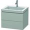Duravit Waschtischunterbau L-CUBE m WT Vero Air 500x600x480mm 1 HL bet-gr