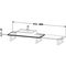 Duravit Konsole X-LARGE 480x1000x24mm leinen
