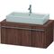 Duravit Konsolenunterschrank X-LARGE 440x1000x548mm nussbaum dunkel
