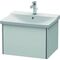 Duravit Waschtischunterbau XSQUARE 405x610x473mm weiß seidenmatt