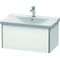 Duravit Waschtischunterbau XSQUARE 405x810x473mm weiß matt