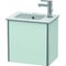 Duravit Waschtischunterbau XSQUARE 400x410x289mm Türansch li lichtblau matt