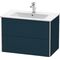 Duravit Waschtischunterbau XSQUARE 560x810x478mm nachtblau seidenmatt