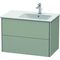 Duravit Waschtischunterbau XSQUARE 560x810x478mm Be rechts taupe seidenmatt