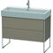 Duravit Waschtischunterbau XSQUARE 731x984x460mm leinen