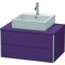 Duravit Waschtischunterbau XSQUARE 400x800x548mm aubergine seidenmatt