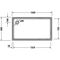 Duravit Rechteck-Duschwanne STARCK SLIML 1400x800x55mm weiß