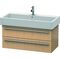 Duravit Waschtischunterbau X-LARGE 443x950x448mm eiche gebürstet