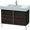 Duravit Waschtischunterbau VERO 446x1000x581mm kastanie dunkel