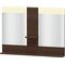 Duravit Spiegel VERO 142x1100x800mm Be nussbaum gebürstet