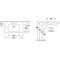 V&B Schrankwaschtisch SUBWAY 2.0 800x470mm, mit ÜL we C+