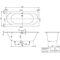 V&B Whirlpoolsystem O.NOVO m BW R-eck 1800x850mm Tech. Pos 2 we