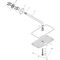 HG Kopfbrause RAINDANCE E 360 AIR 1jet DN 15 Brause 390 EcoSmart Version chrom
