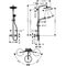 HG Showerpipe CROMA SELECT 280 AIR 1JET DN 15 EcoSmart 9 l/min chrom