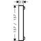HG Verlängerungsrosette SHOWERSELECT Glas, d= 157mm chrom