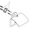 HG Papierrollenhalter Logis Universal mit Deckel, Wandmontage chrom